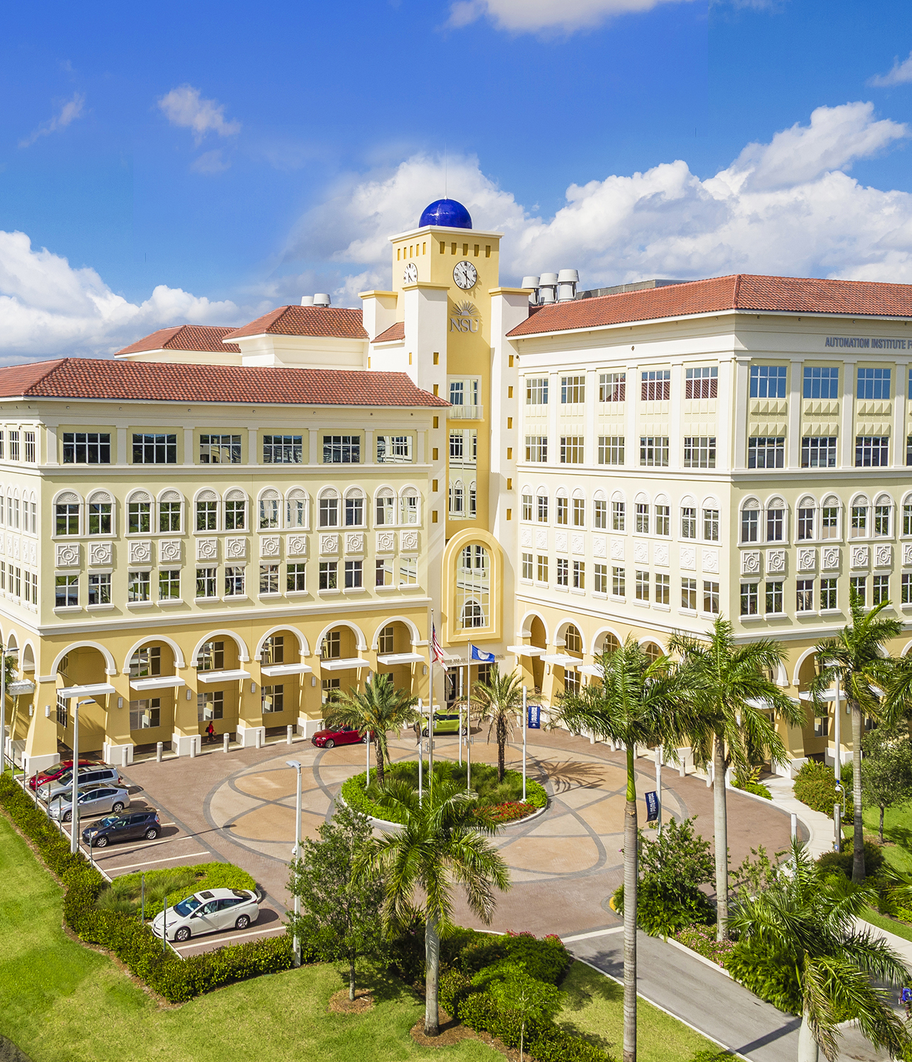 Drone image of the CCR Building