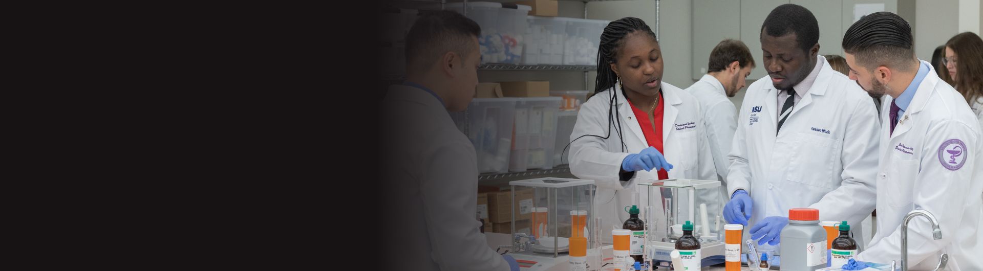 pharmacist giving vaccine